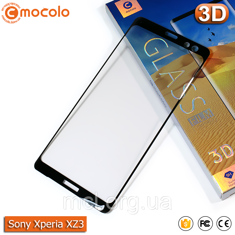 Захисне скло Mocolo Sony Xperia XZ3 (Black) 3D
