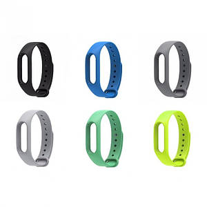 Ремінець Silicone Xiaomi Mi Band 2 (7 видів)