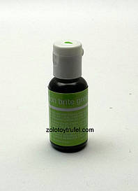 Барвник гелевий "Neon brite green 20 мл",Chefmaster