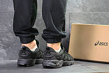 Чоловічі кросівки Asics,замшеві,чорні 45,46 р, фото 2