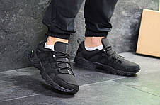 Чоловічі кросівки Asics,замшеві,чорні 45,46 р, фото 2