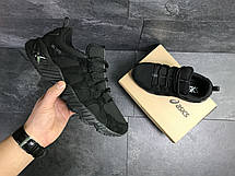 Чоловічі кросівки Asics,замшеві,чорні 45,46 р, фото 3
