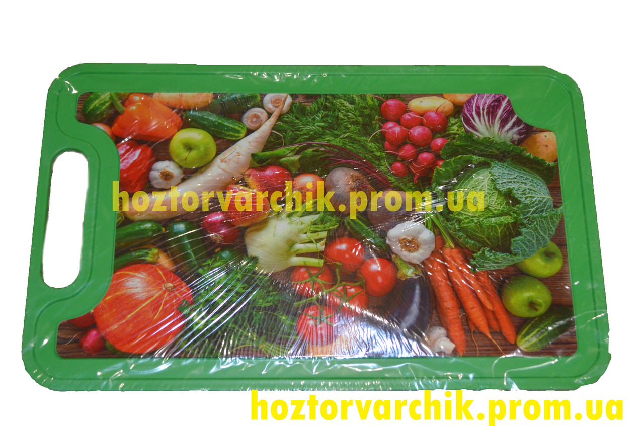 Дошка обробна 20х32 см з малюнком/Полімеrr, Харків/