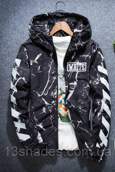 Купить Ветровка Off White 13 ,чёрная, цена 1725 ₴ — Prom.ua (ID#883113689)