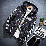 Вітровка Off White 13, чорна, фото 4