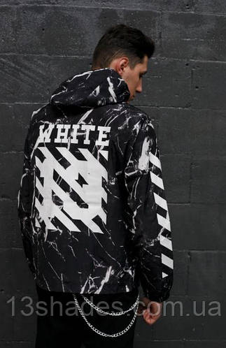 Купить Ветровка Off White 13 ,чёрная, цена 1725 ₴ — Prom.ua (ID#883113689)