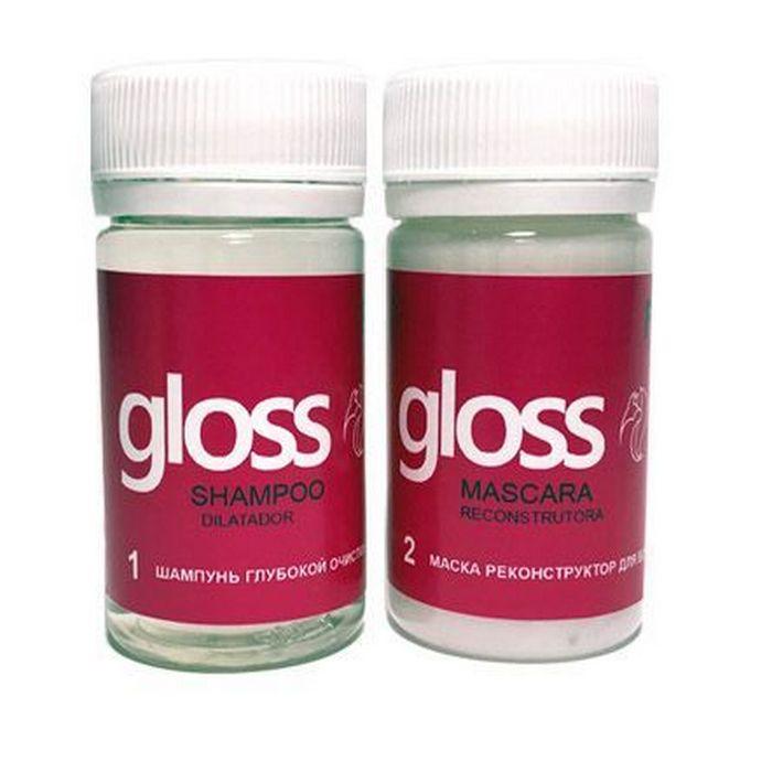 Fox Gloss Пробний набір для кератинового випрямлення волосся 2х30 мл
