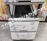 Комод пластиковий, з малюнком Париж коричневий, 4 ящики, Алеана, фото 4