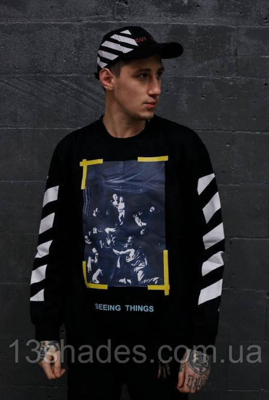 Світшот Off White Seeing Things , чорний, фото 1