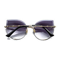 Сонцезахисні окуляри жіночі сірий колір, sun glasses, фото 3