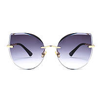 Сонцезахисні окуляри жіночі сірий колір, sun glasses, фото 2