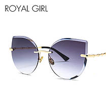 Сонцезахисні окуляри жіночі сірий колір, sun glasses, фото 3