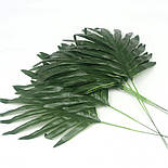 Лист пальми декоративний 39 см (12 шт в уп.), фото 3
