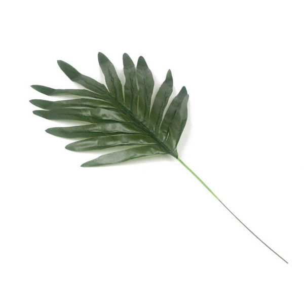 Лист пальми декоративний 39 см (12 шт в уп.), фото 1