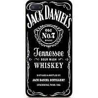 Силіконовий чохол бампер для Iphone 8 plus з малюнком Jack Daniels