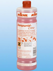 Засіб для чищення санітарних приміщень професійний Sanpurid-Citro, санпурид-цитрон, 1 л Kiehl