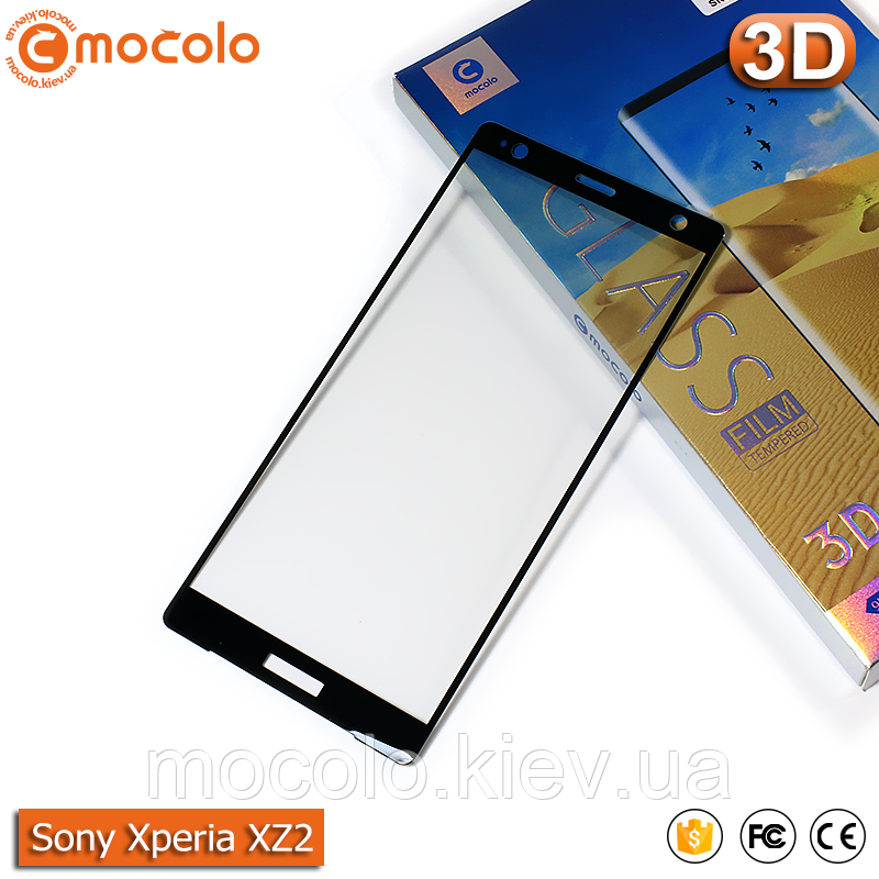 Захисне скло Mocolo Sony Xperia XZ2 (Black) 3D