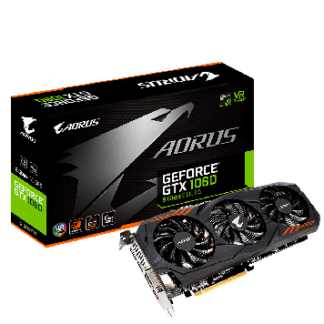 Відеокарта GigaByte GeForce GTX1060 Aorus (GV-N1060AORUS-6GD)