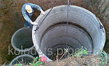 Монтаж каналізації з бетонних кілець, фото 3