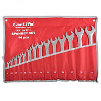 Набір ключів ріжково-накидних CarLife WR4214
