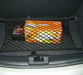 Сітка в багажник притискна гумка велика 100х70 див.