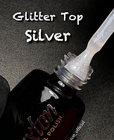LUXTON Glitter TOP silver , 10 мл