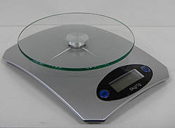 Кухонні ваги з підставкою (скло) > 5 кг.