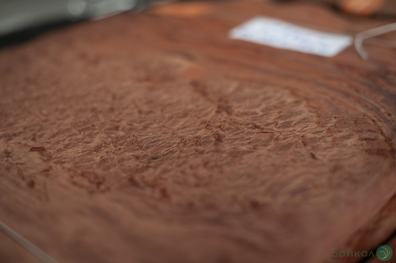 Шпон корінь Амбойни 0,6 мм - Singl