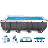 Intex 26356 басейн 549 х 274 х 132 см, пісочний фільтр- насос 5700 л/год, сходи, тент, підстилка, фото 9