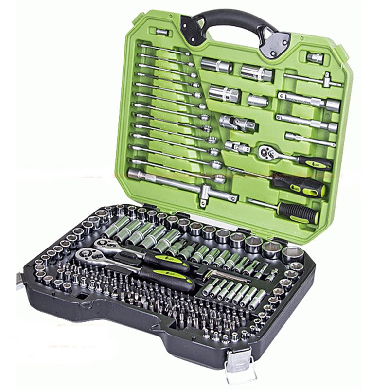 Набір інструменту 218 од. 1/4",3/8",1/2" Alloid НГ-4218П, фото 1