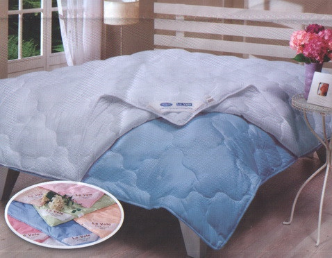 Одеяла Le Vele Double Blue нанофайбер 215-155 см*2 шт синее - фото 5 - id-p80507588
