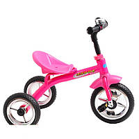 Триколісний велосипед Profi Trike М 2101 Рожевий