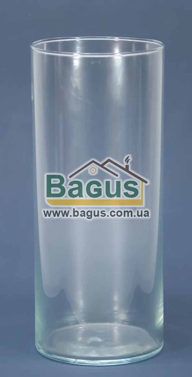 Ваза циліндрична скляна прозора 26х11 см X021 (Україна)