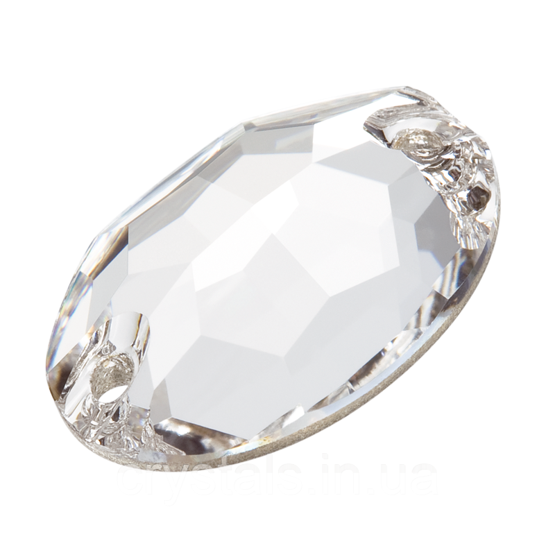 Овали пришивні кришталеві Preciosa (Чехія) 10х7 мм Crystal