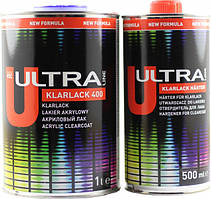 Лак Ultra Line 400 Klarklack 1л + затверджувач 0.5 л