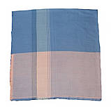 Синій великий бавовняний хустку в клітку, фото 2