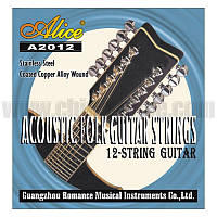 Струни для 12струнної гітари Alice A2012