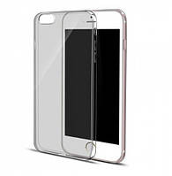 Силиконовый чехол накладка 0,3 мм для iPhone 6+/6s+ - серый