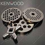 Ніж і решітки 3шт для м'ясорубки Kenwood MG360, фото 4