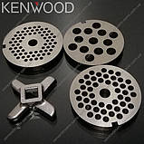 Ніж і решітки 3шт для м'ясорубки Kenwood MG360, фото 3