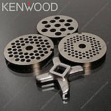 Ніж і решітки 3шт для м'ясорубки Kenwood MG360, фото 5