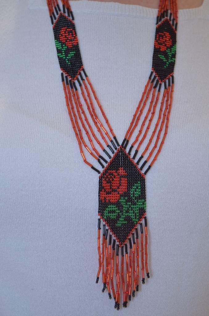 Ґердан "Мальва" чорний