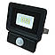 Світлодіодний прожектор 10 W SMD-10-Slim+Sensor 6500 К 220 V IP65, фото 2