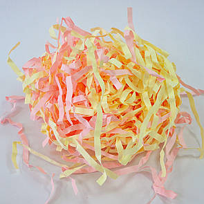 Паперовий наповнювач, рожево-жовтий