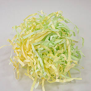 Паперовий наповнювач, жовто-салатовий