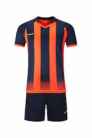 Футбольная форма Europaw 020 т.сине-оранжевая