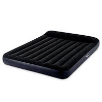 Надувной матрас Pillow Rest 137*191*25 см с встроенным насосом 220 В, Intex 64148