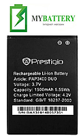 Оригінальний акумулятор АКБ батарея Prestigio MultiPhone 3400 Duo/PAP3400 1500 mAh 3.7 V