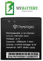 Оригинальный аккумулятор АКБ батарея Prestigio MultiPhone 4505 Duo / PAP4505 2000 mAh 3.7 V