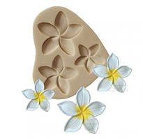 Молд силіконовий Орхідея 9 на 8 см сірий